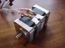 Typical size 17 frame stepper motors