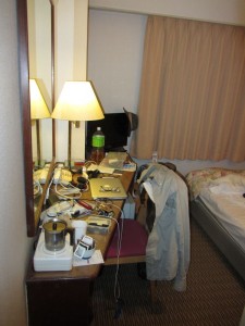 Single room at the Ginza Capital Hotel