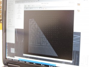 image from the camera of Shinichi Yamashita's MM7 after inverse perspecive mapping