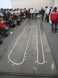 Line follower finals course at the 2012 All Japan Micromouse Contest