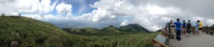 Mountain view looking out over northern Taiwan